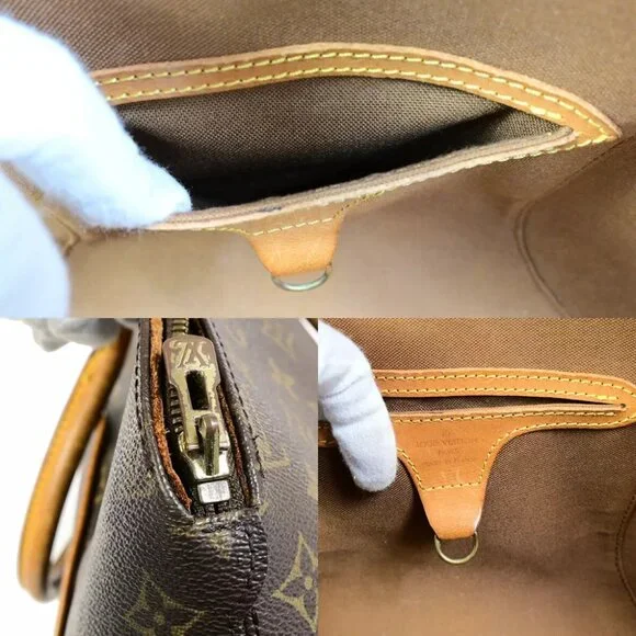 AUTHENTICITY GUARANTEED LOUIS VUITTON LV Logo Ellipse MM Hand Bag Monogram - Picture 9 of 16